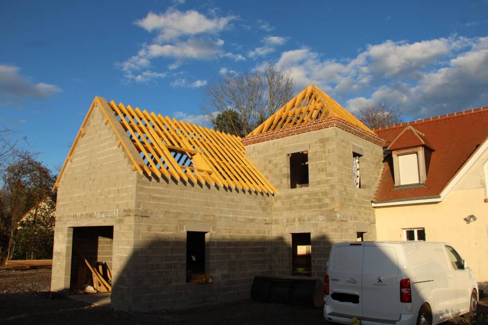 Charpente Traditionnelle sur Maison
